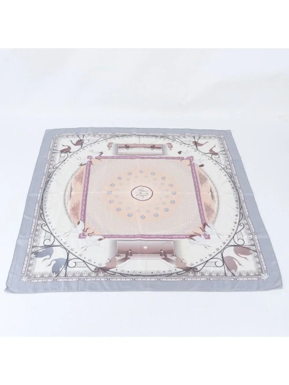 Hermes Carre 90 Chaque Rencontre Est Unique Era One Meeting Silk 100% Scarf